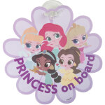 Signalétique bébé À bord À ventouse disney princesse Signalétique bébé À bord À ventouse disney princesse