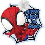 Signalétique bébé À bord À ventouse marvel spider - man Signalétique bébé À bord À ventouse marvel spider - man