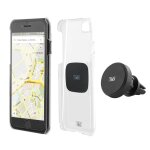 Support t�l�phone voiture aimant� sur grille d'a�ration tnb