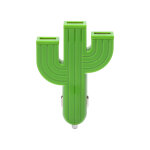Triple prise allume - cigare kikkerland design cactus