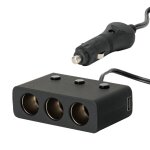 Triple prise allume cigare norauto avec deux ports usb - 12 v / 24 v 10 a