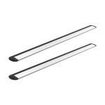 Tubes pour 2 barres de toit aluminium profil a�rodynamique norauto 3s 108cm