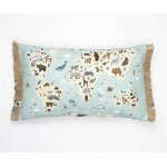 Ma chambre d'enfant coussin enfant galimo bleu ciel