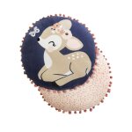 Ma chambre d'enfant coussin enfant galimo bleu fonc