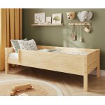 Ma chambre d'enfant lit enfant avec 2 barrières et matelas combeebed bois naturel 90x200 cm sans caches ... Ma chambre d'enfant lit enfant avec 2 barrières et matelas combeebed bois naturel 90x200 cm sans caches ...