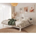Ma chambre d'enfant lit ado avec sommier colay blanc 140x200 cm / opt:sans tête de lit Ma chambre d'enfant lit ado avec sommier colay blanc 140x200 cm / opt:sans tête de lit