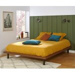 Ma chambre d'enfant lit ado avec sommier hoha noyer 140x200 cm Ma chambre d'enfant lit ado avec sommier hoha noyer 140x200 cm