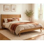 Ma chambre d'enfant lit ado avec sommier isabo noisette 160x200 cm