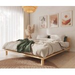 Ma chambre d'enfant lit adulte avec sommier colay bois naturel 140x200 cm / opt:avec tête de lit Ma chambre d'enfant lit adulte avec sommier colay bois naturel 140x200 cm / opt:avec tête de lit