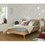 Ma chambre d'enfant lit adulte avec sommier pia bois naturel 140x190 cm