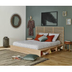 Ma chambre d'enfant lit adulte avec sommier et tête de lit dune bois naturel 160x200 cm / opt:tête de ... Ma chambre d'enfant lit adulte avec sommier et tête de lit dune bois naturel 160x200 cm / opt:tête de ...