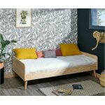 Ma chambre d'enfant lit enfant avec barri�re, pieds, sommier et matelas octave bois naturel 90x190 cm ...