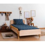 Ma chambre d'enfant lit enfant avec barri�res sommier et matelas ozzo bois et cajou 90x190 cm / opt:matelas ...