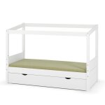 Ma chambre d'enfant lit cabane gigogne enfant combeebed blanc 90x200 cm avec caches sommier sans toit ... Ma chambre d'enfant lit cabane gigogne enfant combeebed blanc 90x200 cm avec caches sommier sans toit ...