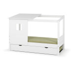 Ma chambre d'enfant lit cabane gigogne enfant combeebed blanc 90x200 cm / opt1:sans caches sommier / ... Ma chambre d'enfant lit cabane gigogne enfant combeebed blanc 90x200 cm / opt1:sans caches sommier / ...