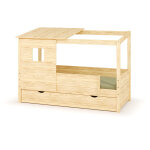 Ma chambre d'enfant lit cabane gigogne enfant et matelas combeebed bois naturel 90x200 cm / opt1:avec ... Ma chambre d'enfant lit cabane gigogne enfant et matelas combeebed bois naturel 90x200 cm / opt1:avec ...