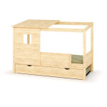 Ma chambre d'enfant lit cabane gigogne enfant et matelas combeebed bois naturel 90x200 cm / opt1:sans ... Ma chambre d'enfant lit cabane gigogne enfant et matelas combeebed bois naturel 90x200 cm / opt1:sans ...