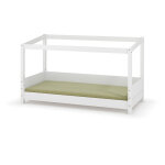 Ma chambre d'enfant lit cabane montessori combeebed blanc 90x200 cm / opt1:barrière de sécurité arrière ... Ma chambre d'enfant lit cabane montessori combeebed blanc 90x200 cm / opt1:barrière de sécurité arrière ...