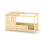 Ma chambre d'enfant lit cabane montessori combeebed bois naturel 90x200 cm / opt1:barrières de sécurité ... Ma chambre d'enfant lit cabane montessori combeebed bois naturel 90x200 cm / opt1:barrières de sécurité ...