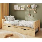 Ma chambre d'enfant lit gigogne enfant combeebed bois naturel 90x200 cm / opt:sans caches sommier