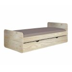 Ma chambre d'enfant lit gigogne enfant lemon bois naturel 90x190 cm Ma chambre d'enfant lit gigogne enfant lemon bois naturel 90x190 cm