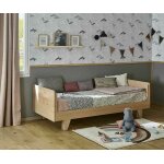 Ma chambre d'enfant lit gigogne enfant nature bois naturel 80x200 cm