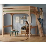 Ma chambre d'enfant lit mezzanine ado neva h�tre 160x200 cm