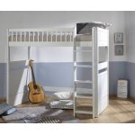 Ma chambre d'enfant lit mezzanine enfant volutif rio blanc 90x190 cm