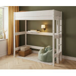Ma chambre d'enfant lit mezzanine xl enfant combeebed blanc 90x200 cm