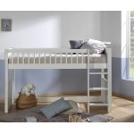 Ma chambre d'enfant lit mi - hauteur enfant volutif rio blanc 90x190 cm couchage bas