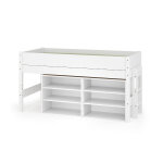 Ma chambre d'enfant lit mi - hauteur enfant avec rangement et matelas combeebed blanc 90x200 cm echelle ...