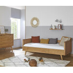 Ma chambre d'enfant lit enfant montessori avec barri�re et matelas taloa noisette 90x190 cm / opt:matelas ...