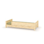 Ma chambre d'enfant lit enfant montessori combeebed bois naturel 90x200 cm / opt1:barrière de sécurité ... Ma chambre d'enfant lit enfant montessori combeebed bois naturel 90x200 cm / opt1:barrière de sécurité ...
