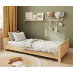 Ma chambre d'enfant lit enfant montessori combeebed bois naturel 90x200 cm / opt1:sans barrière de sécurité ... Ma chambre d'enfant lit enfant montessori combeebed bois naturel 90x200 cm / opt1:sans barrière de sécurité ...