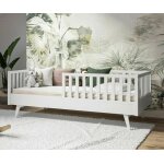 Ma chambre d'enfant lit enfant montessori avec sommier et matelas capao blanc 90x190 cm / opt:matelas ...