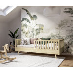 Ma chambre d'enfant lit enfant montessori avec sommier et matelas capao bois naturel 90x190 cm / opt:matelas ...