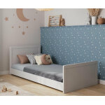 Ma chambre d'enfant lit enfant montessori avec sommier et matelas foray blanc 90x190 cm / opt:matelas ...