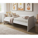 Ma chambre d'enfant lit enfant avec sommier et matelas bali blanc 80x190 cm / opt:matelas norway 13 cm ...
