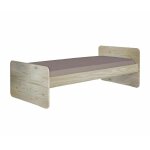 Ma chambre d'enfant lit enfant avec sommier et matelas lemon bois naturel 90x200 cm / opt:matelas norway ...