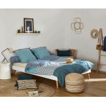 Ma chambre d'enfant lit enfant avec sommier et pieds honey bois naturel 140x190 cm