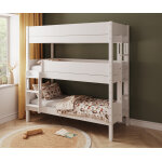 Ma chambre d'enfant lit superpos� 3 places enfant combeebed blanc 90x200 cm echelle petit c�t�