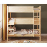 Ma chambre d'enfant lit superpos 3 places enfant combeebed bois naturel 90x200 cm echelle grand ct ...