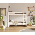 Ma chambre d'enfant lit superposé ado yooni blanc 90x190 cm Ma chambre d'enfant lit superposé ado yooni blanc 90x190 cm