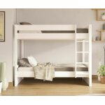 Ma chambre d'enfant lit superposé adulte yooni blanc 90x190 cm Ma chambre d'enfant lit superposé adulte yooni blanc 90x190 cm