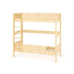 Ma chambre d'enfant lit superpos� enfant combeebed bois naturel 90x200 cm echelle grand c�t� 1 barri�re ...