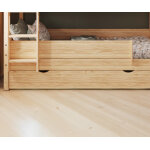 Ma chambre d'enfant lit superpos enfant avec estrade combeebed bois naturel 90x200 cm echelle grand ...