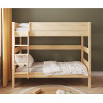 Ma chambre d'enfant lit superpos� haut enfant combeebed bois naturel 90x200 cm echelle grand c�t�