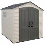 Cabane lifetime 215 x 227 x 215 cm gris