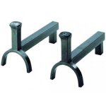 Chenets lexic acier verni dixneuf design