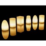 Lot de 8 lampes imagilights collection tebur avec led assorties et
